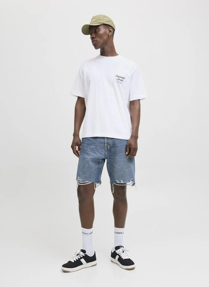 JACK & JONES Logo Regular Fit Crew Neck T-Shirt