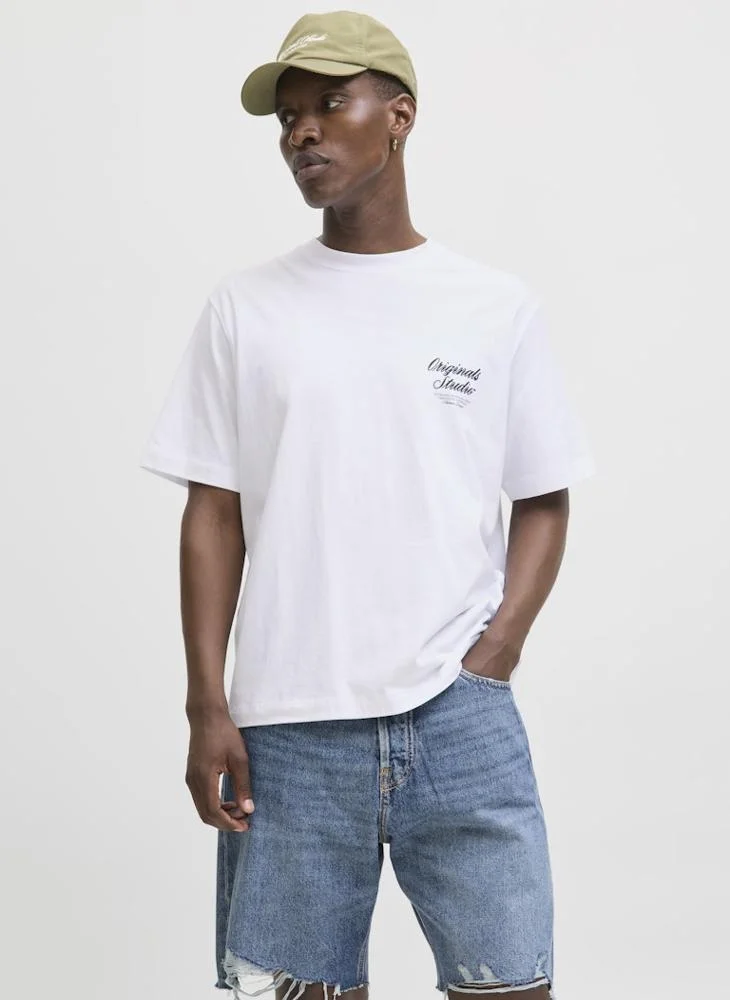 Logo Regular Fit Crew Neck T-Shirt