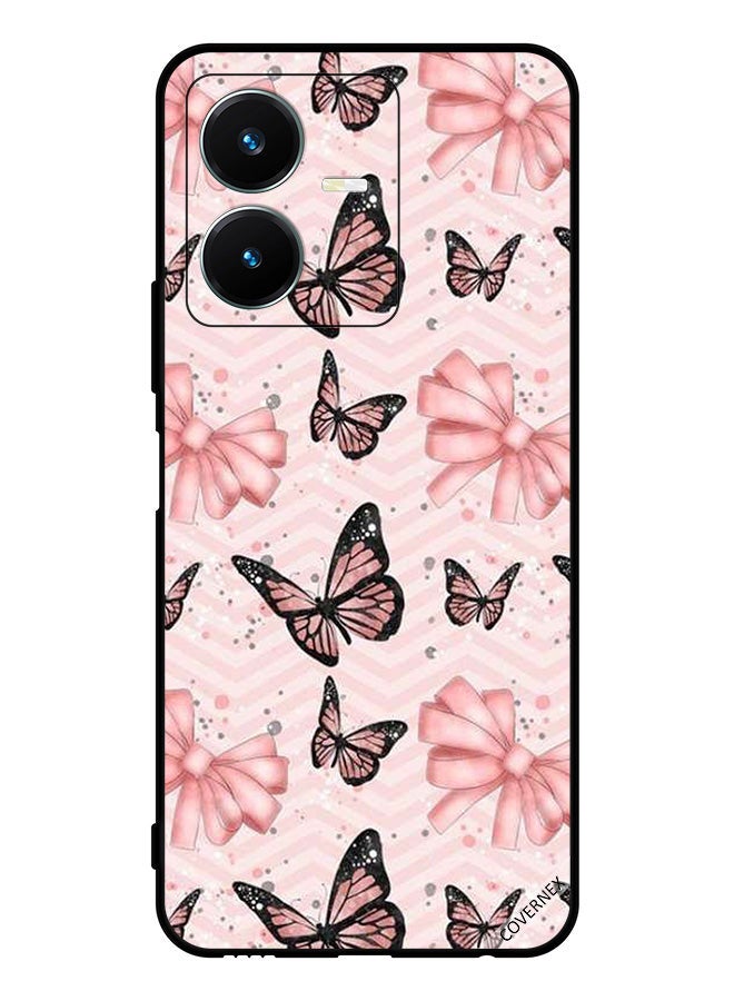 Covernex Protective Case Cover For vivo Y22 Butterflies Wallpaper - Image 1