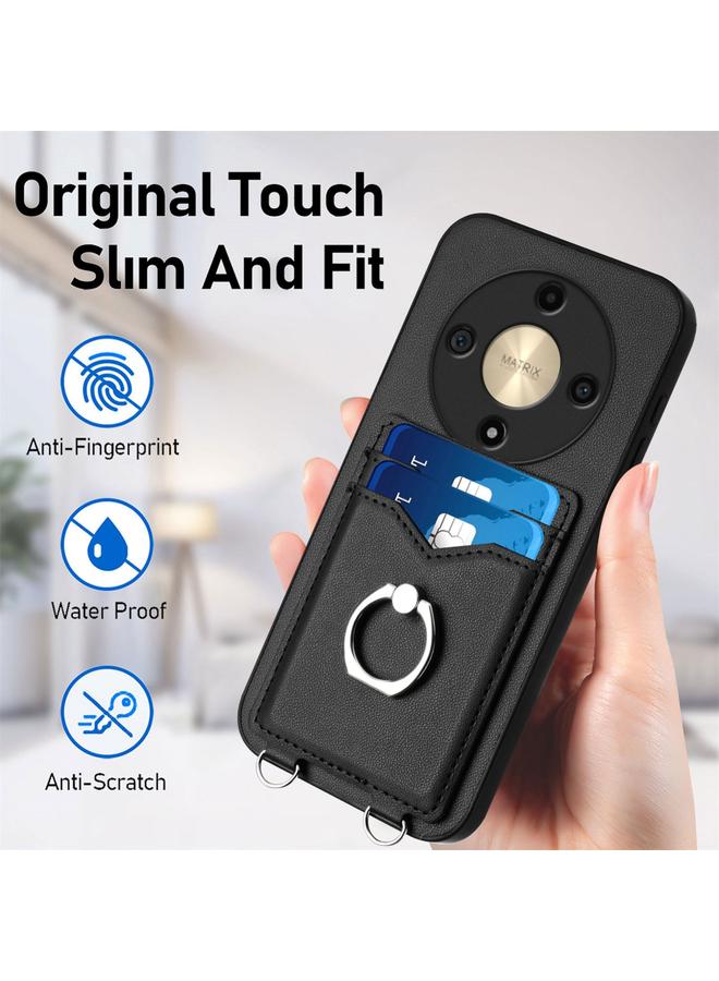 S-TOP Case For Honor X9b / Magic6 Lite R20 Ring Card Holder Phone Case - Image 5