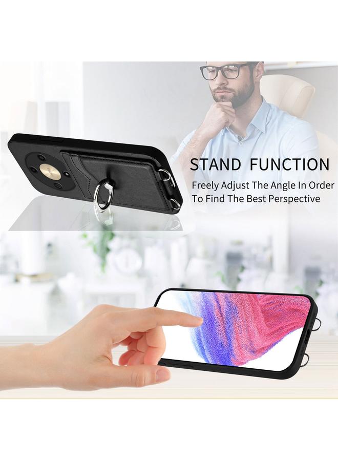 S-TOP Case For Honor X9b / Magic6 Lite R20 Ring Card Holder Phone Case - Image 4