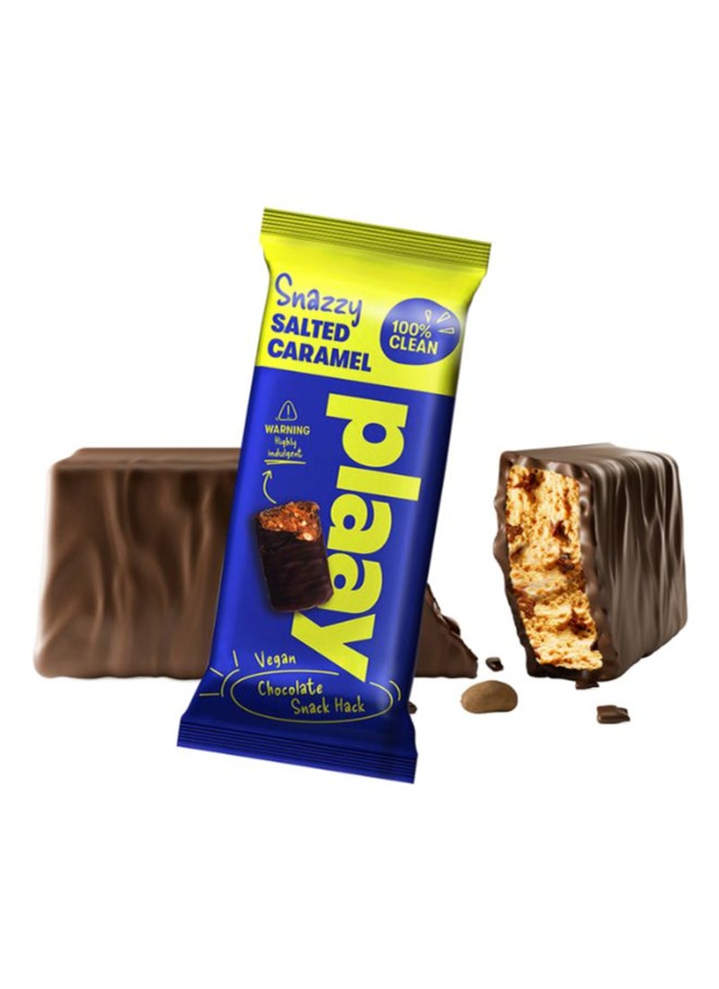 Plaay Salted Caramel Chocolate Bar 35g (3g Protein) - Image 1