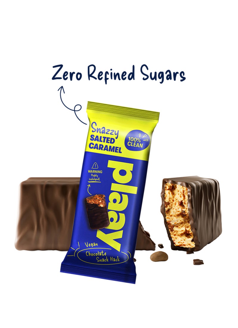Plaay Salted Caramel Chocolate Bar 35g (3g Protein) - Image 2
