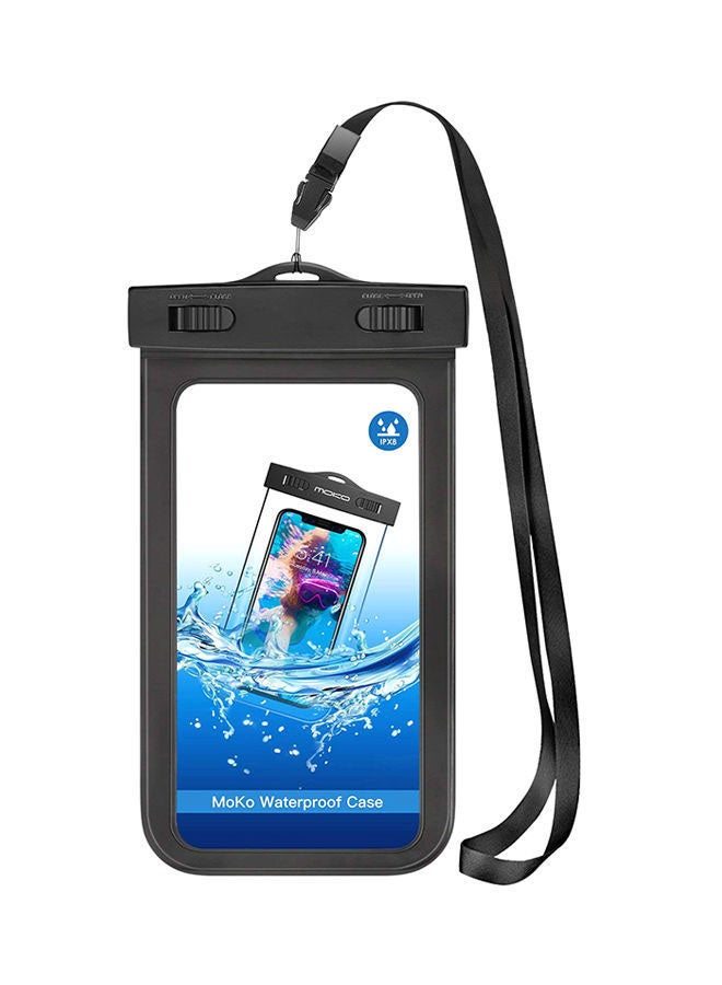 Alyashmac Waterproof Phone Case Cover Black/Clear - Image 1