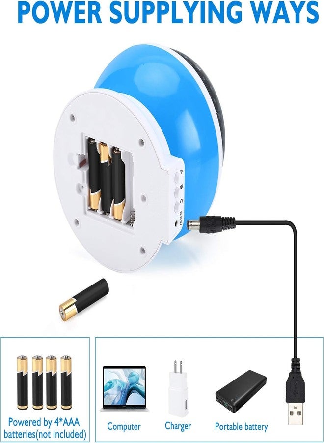 SENTAVIL Star Projector Night Light Kids,360 Rotating Toys for Kids Moon Sky Night Lamp Romantic Bedroom Colorfull for Diwali Gift with USB Cable (Pack of 1, Multi Colors) - Image 4