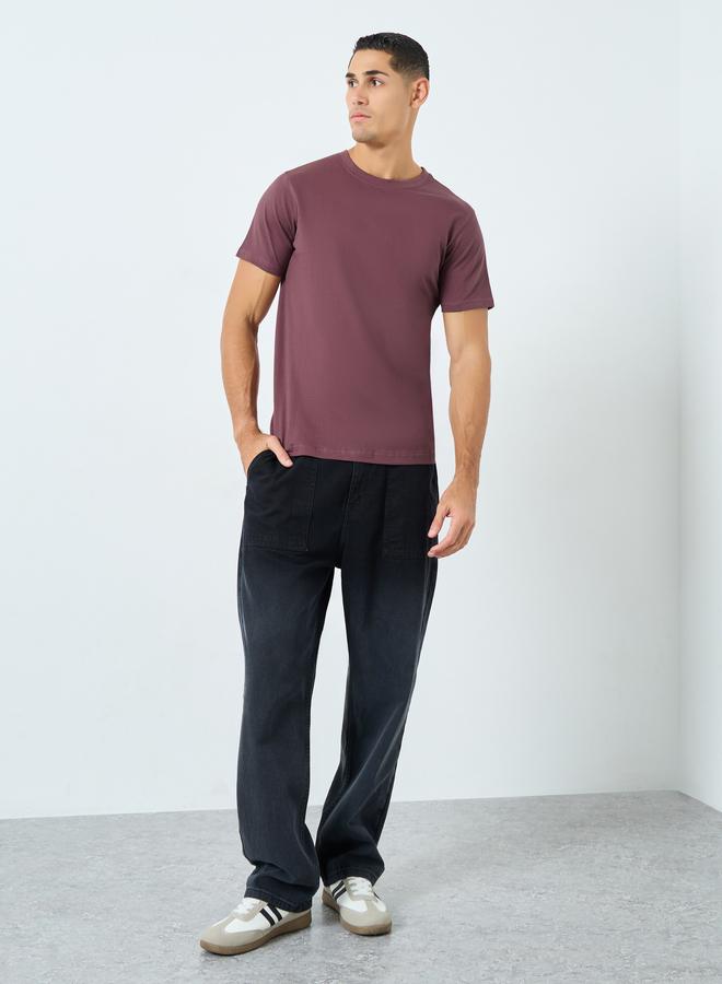 Styli Pure Cotton Compact Jersey Regular T-Shirt - Image 2