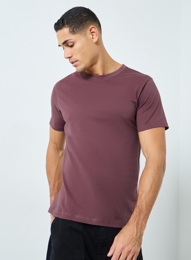 Styli Pure Cotton Compact Jersey Regular T-Shirt - Image 1