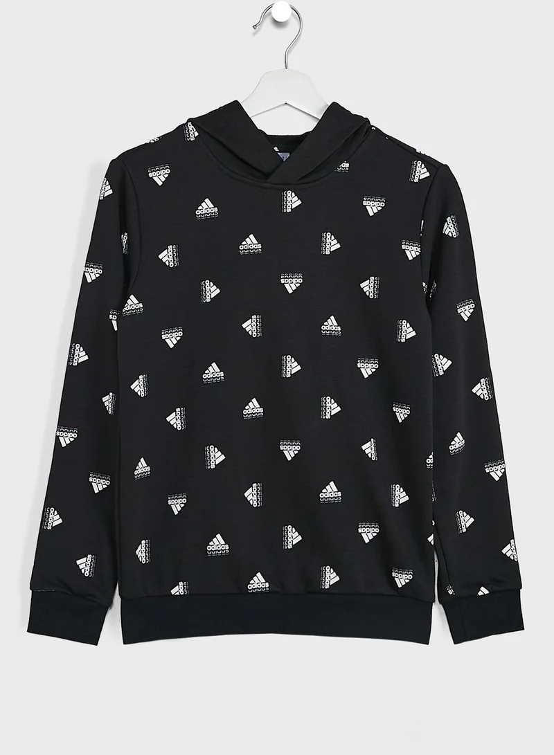 Adidas Kids Brand Love Aop Hoodie