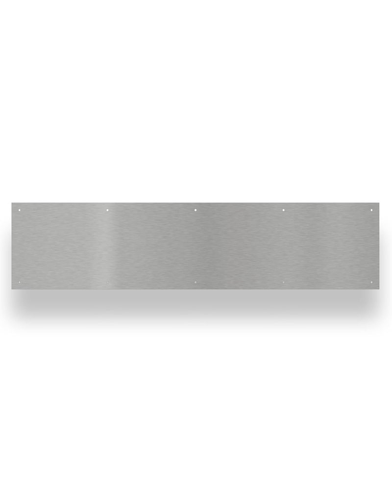 Hardware Essentials 852737 Aluminum NonMagnetic ScrewIn Door Kick Plate 8 x 34 Anodized Aluminum Finish
