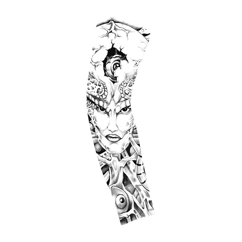 Yiya Tattoo Print Arm Sleeves for Outdoor Sports - Image 5