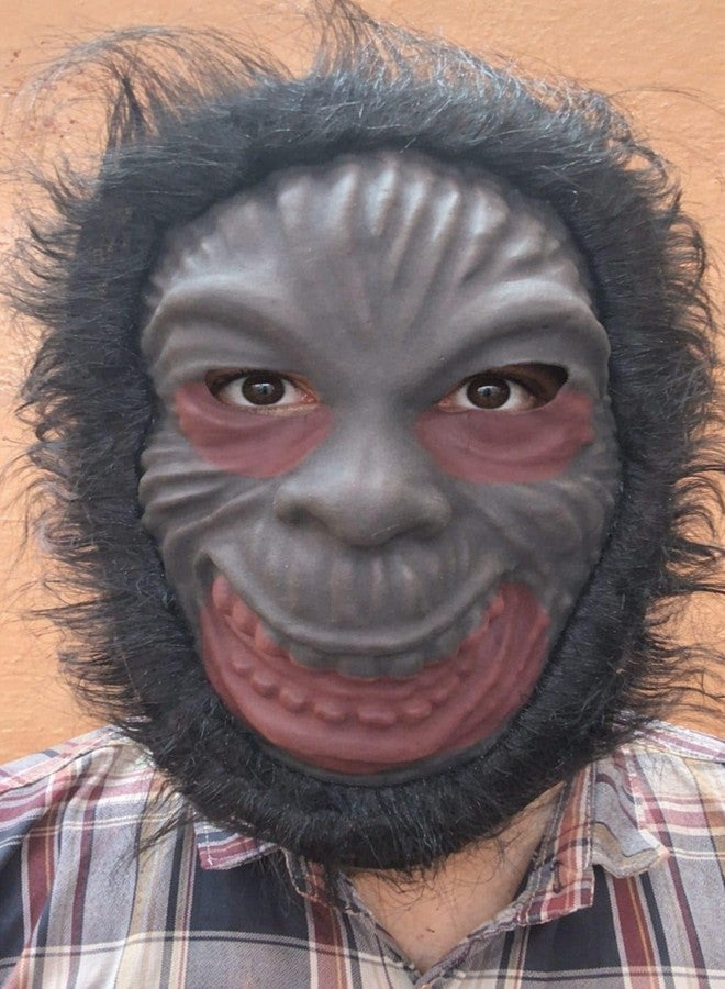STARGAZE Monster Monkey Latex Rubber Realistic Funny scary Prank Face Mask with Hairs suitable for Adults and kids. - Image 2
