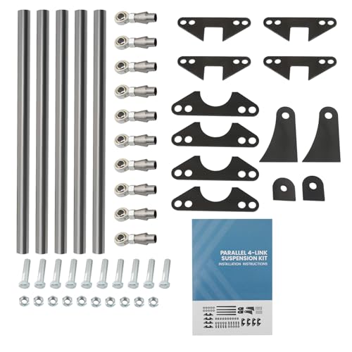 Waverspeed Parallel 4-Link Suspension Kit, Universal Weld-On 24" Steel Bars for Rat Rod Hot Rod Truck Classic Car - Image 2