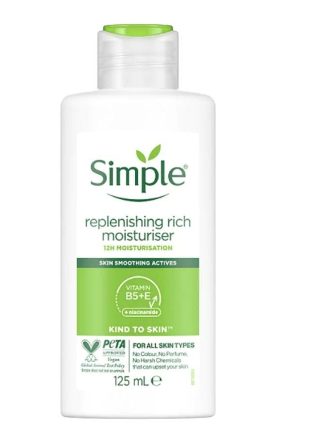 Simple Kind to Skin Replenishing Rich Moisturiser 125ml - Image 3
