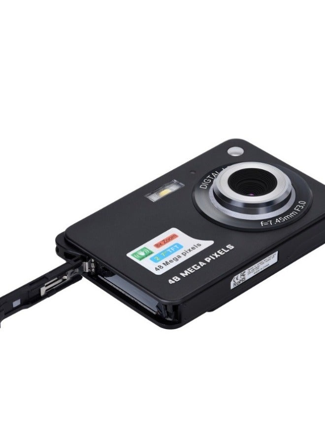 Generic Entry Level 48 Million Pixel Ordinary Digital Camera Home Selfie Card Camera HD Camera 2.7K-Body Color:8G + OTG Converter (Android/type C Message)  - Image 4