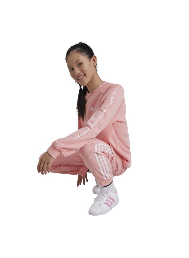 Adidas adidas Jg Jam Crew Pink Training Sweatshirts 7-8Y  - Image 5