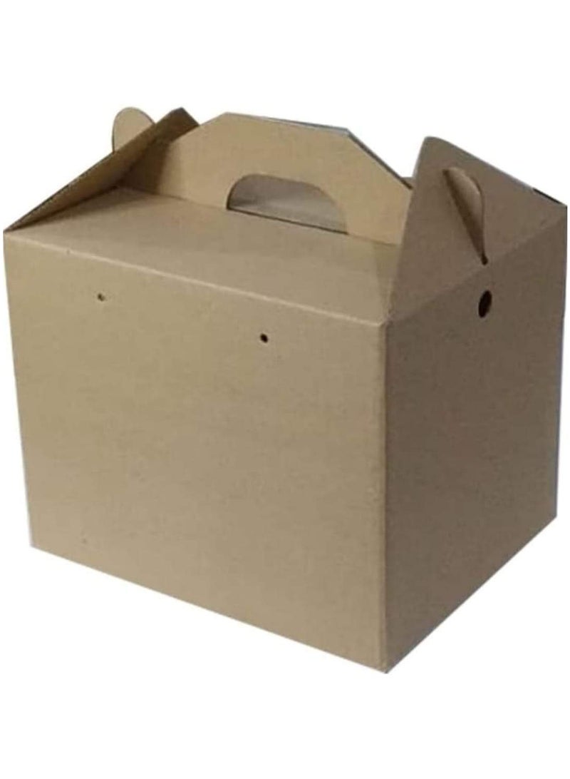 Self Sealing Gift Box Size (25 * 20 * 20) cm 10 Carton Boxes - Brown - Image 1