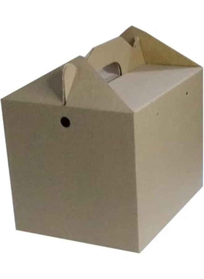 Self Sealing Gift Box Size (25 * 20 * 20) cm 10 Carton Boxes - Brown - Image 2