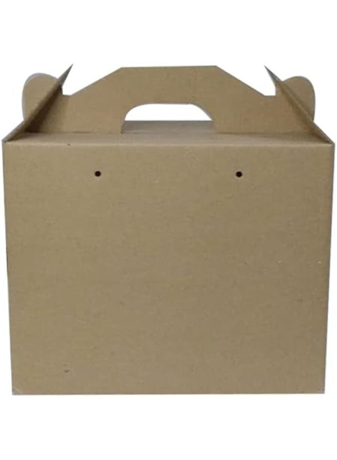 Self Sealing Gift Box Size (25 * 20 * 20) cm 10 Carton Boxes - Brown - Image 4