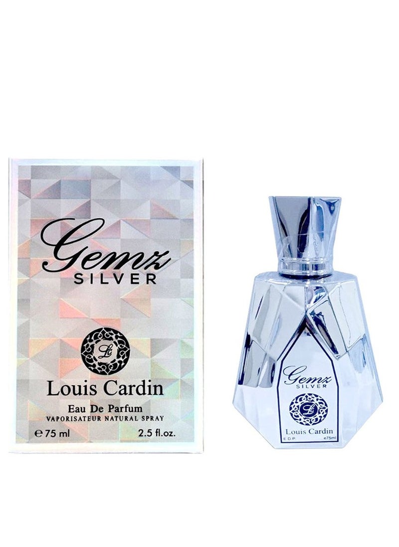Louis Cardin GEMZ SILVER LOUIS CARDIN EDP 75ml  - Image 2