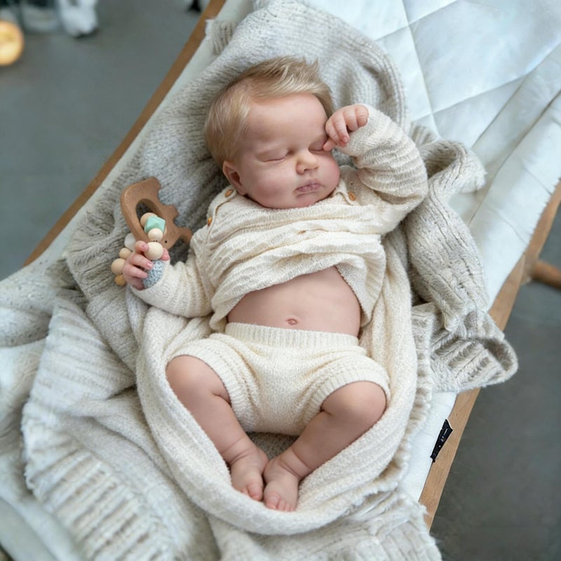 Anano Reborn Silicone Baby Dolls Full Body Boy 20 Inch Lifelike Baby Doll Soft Silicone Real Life Size Babies Realistic Newborn Babies Reborn Toddler Dolls - Image 3