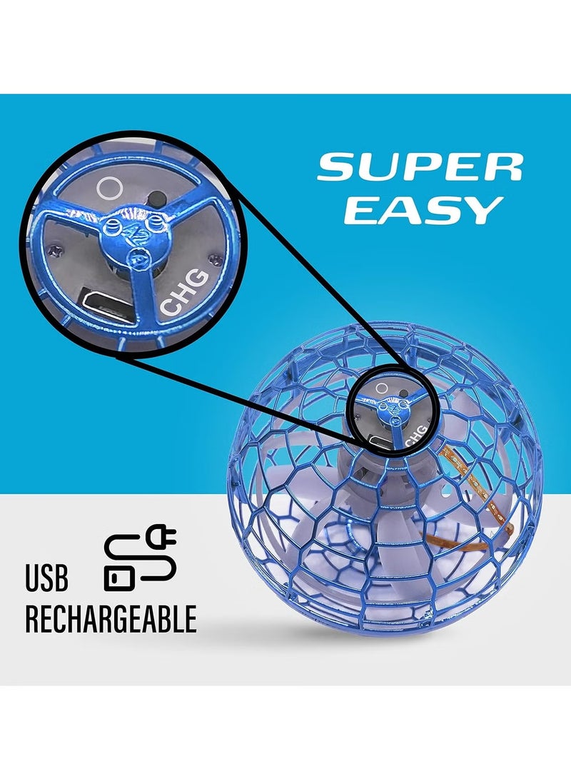 Raxoom Bi Flying Ball Toy - Hand Controlled Drone Magic Hover Ball with Lights - Magic Floating Orb Ball - Cool Toys - Gifts for Young Kids, Gifts for Teens, Gifts for Dads - Image 4