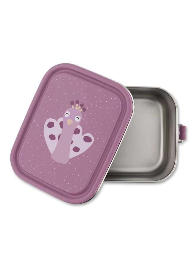 Trixie Stainless Steel Kids Lunch Box Small - Mrs. Peacock - Image 3