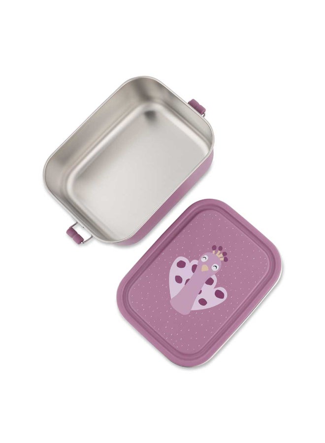 Trixie Stainless Steel Kids Lunch Box Small - Mrs. Peacock - Image 5