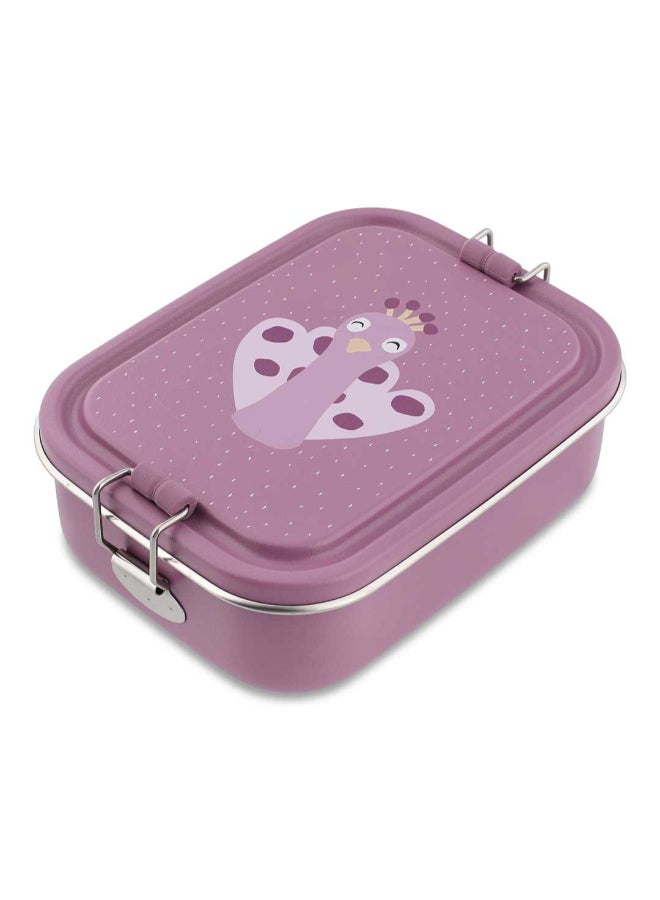Trixie Stainless Steel Kids Lunch Box Small - Mrs. Peacock - Image 4
