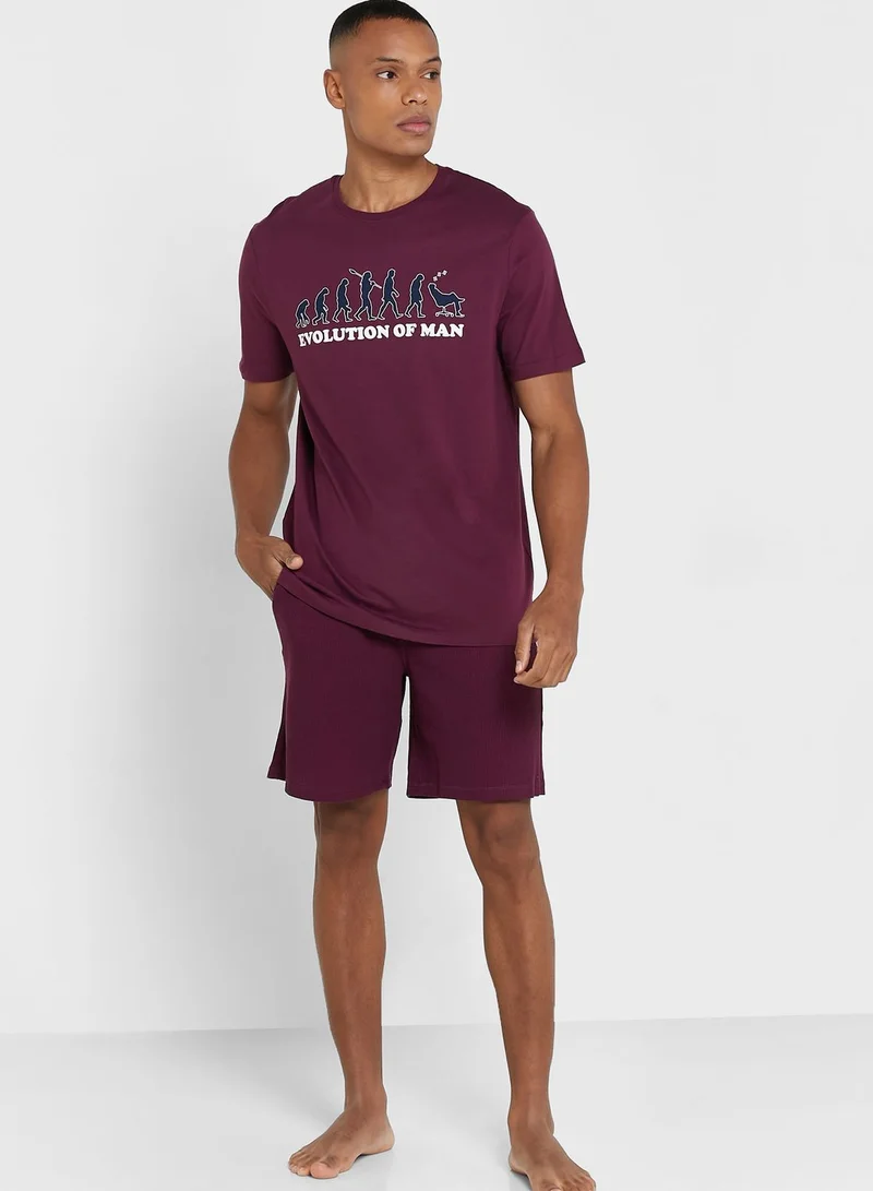 Marks & Spencer Drawstring Pyjama Shorts