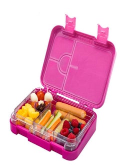 Snack Attack Lunch Box for Kids school 4/6 Convertible Compartments Barbie|  Portion Lunch Box | BPA Free