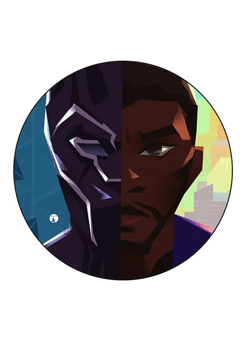 RKN Black Panther Printed Mouse Pad  Multicolour