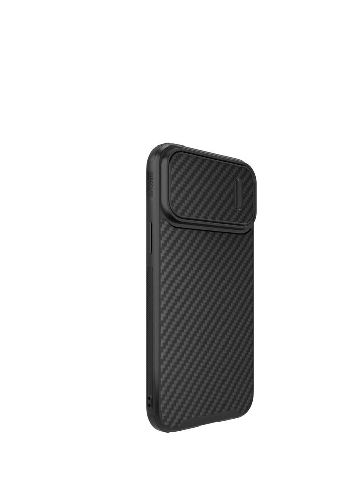 Nillkin Nillkin Synthetic Fiber S Case iPhone 14 Pro Max with camera cover black  - Image 3