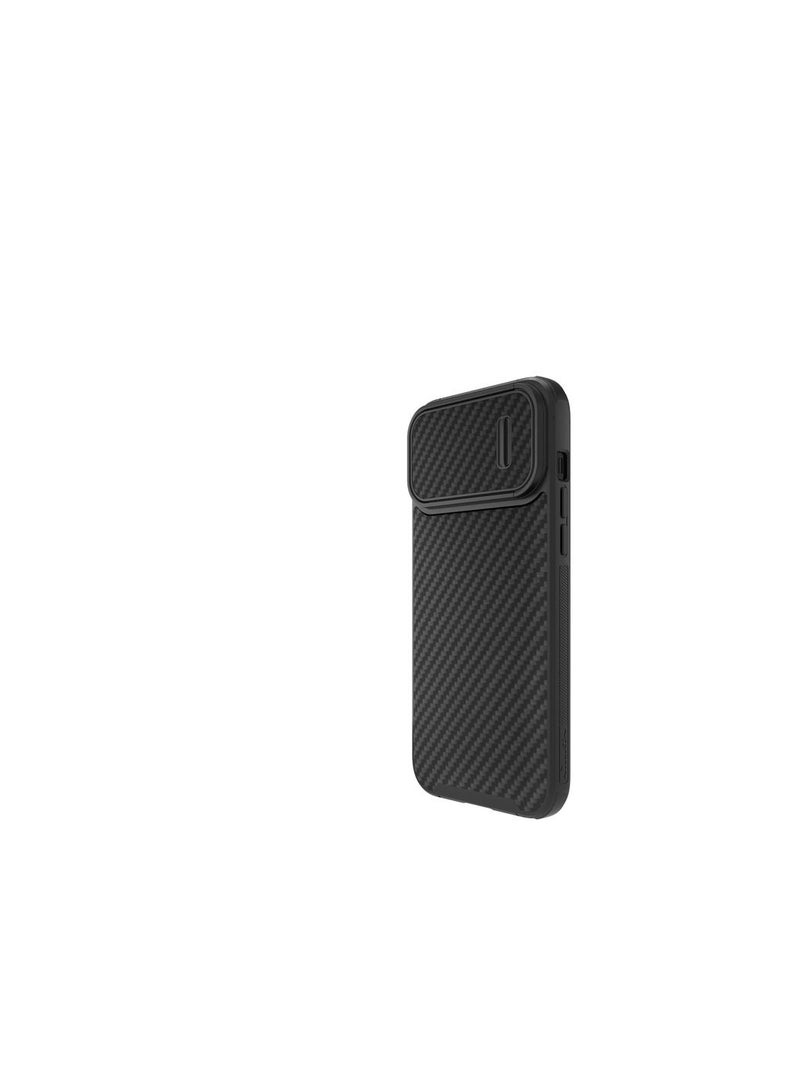 Nillkin Nillkin Synthetic Fiber S Case iPhone 14 Pro Max with camera cover black  - Image 4