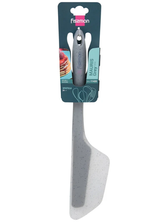 Fissman  Spatula Mauris Grey 34cm (Nylon + Silicone)  | Best Price UAE