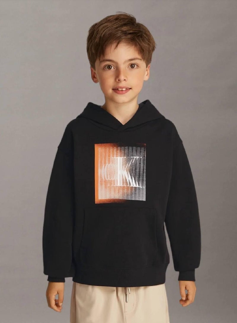 كالفن كلاين جينز هودي من القطن - Image 1