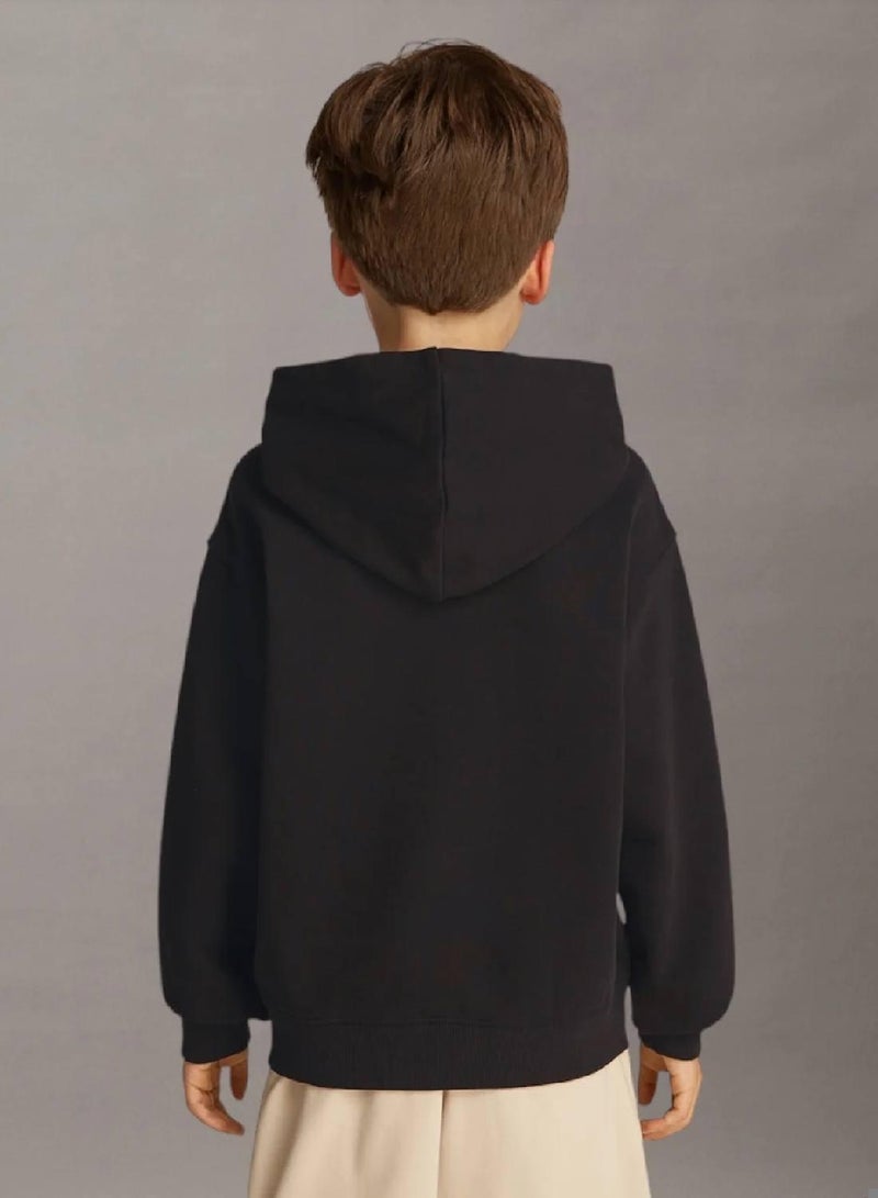 كالفن كلاين جينز هودي من القطن - Image 2