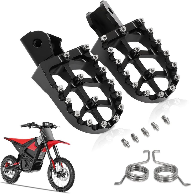 USTPO Ebike Footpegs for Yozma In 10 2025 Foot Pegs Electric Dirt Bike EBike Black - Image 3