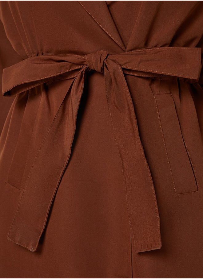trendyol - Plus Size Trench Coat Trendyol Curve - Image 1