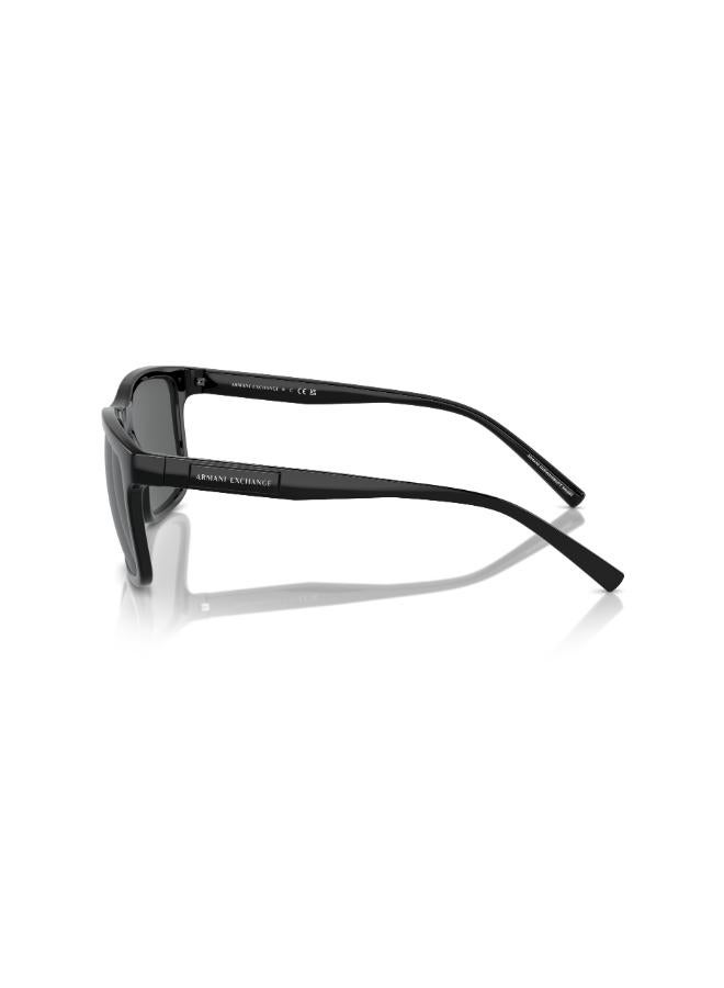 Armani Exchange Full Rimmed Rectangular Sunglasses 0AX4145S 57 815887  - Image 2