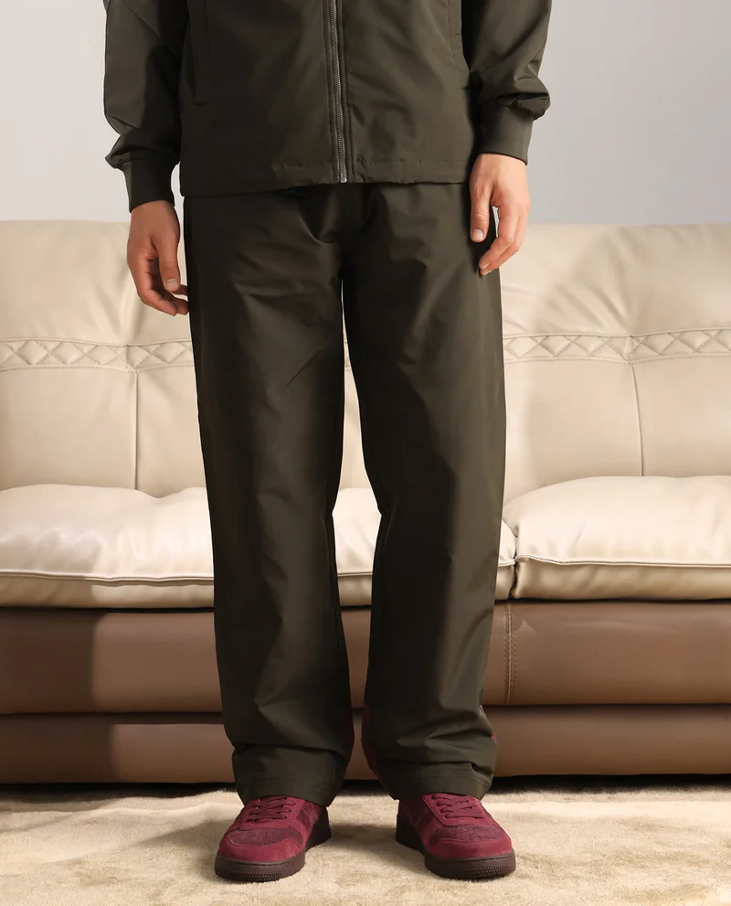 Rare Rabbit Men's Cut And Sew Regular Fit Trackpant