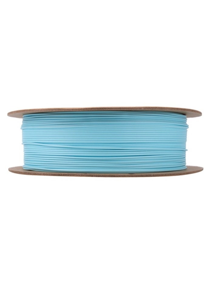 eSUN eSUN Matte PLA Filament 1.75 mm, Matte PLA 3D Printer Filament, Dimensional Accuracy +/- 0.02 mm, 1 kg Spool (2.2 lbs) 3D Printing Filament for 3D Printer, Matte Light Blue  - Image 3