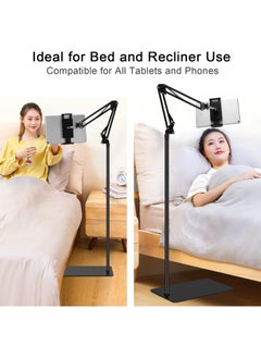 GUDOO Tablet Floor Stand, Adjustable Universal 360-degree Rotatable Metal Tablet Holder, Phone Stand for iPad/iPhoneX/iPad Pro or Other 4.7-12.9 Inch-Screen Devices  - Image 3