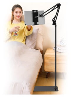 GUDOO Tablet Floor Stand, Adjustable Universal 360-degree Rotatable Metal Tablet Holder, Phone Stand for iPad/iPhoneX/iPad Pro or Other 4.7-12.9 Inch-Screen Devices  - Image 1