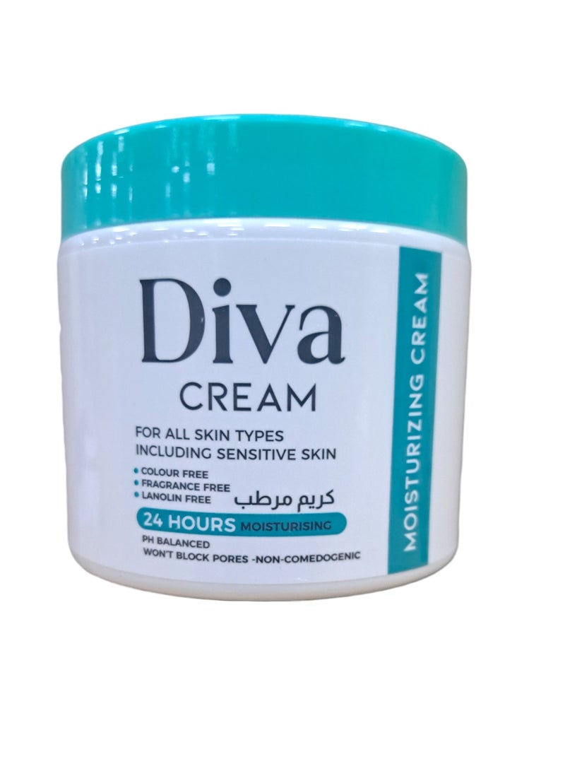 ديفا كريم مرطب لكل انواع البشرة 500 جرام - جار - Image 2