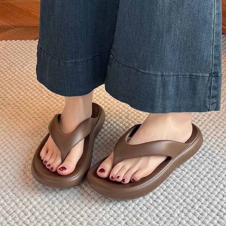 Women EVA Flip Flops Slip-resistant Beach Sandals - Image 1