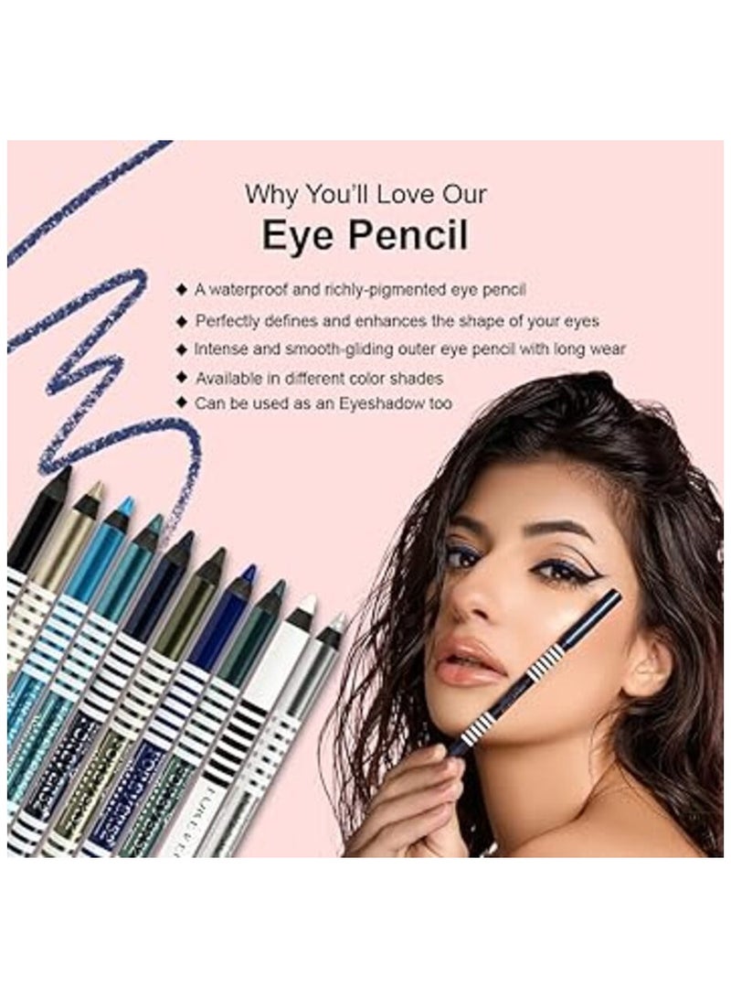 ديلي لايف فورإيفر 52 قلم تحديد العيون المضاد للماء بني غامق F502 - Image 4