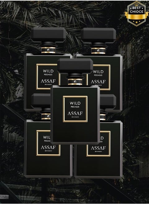 5 Pieces Wild Pegasus Riyadh Perfume 50ml EDP