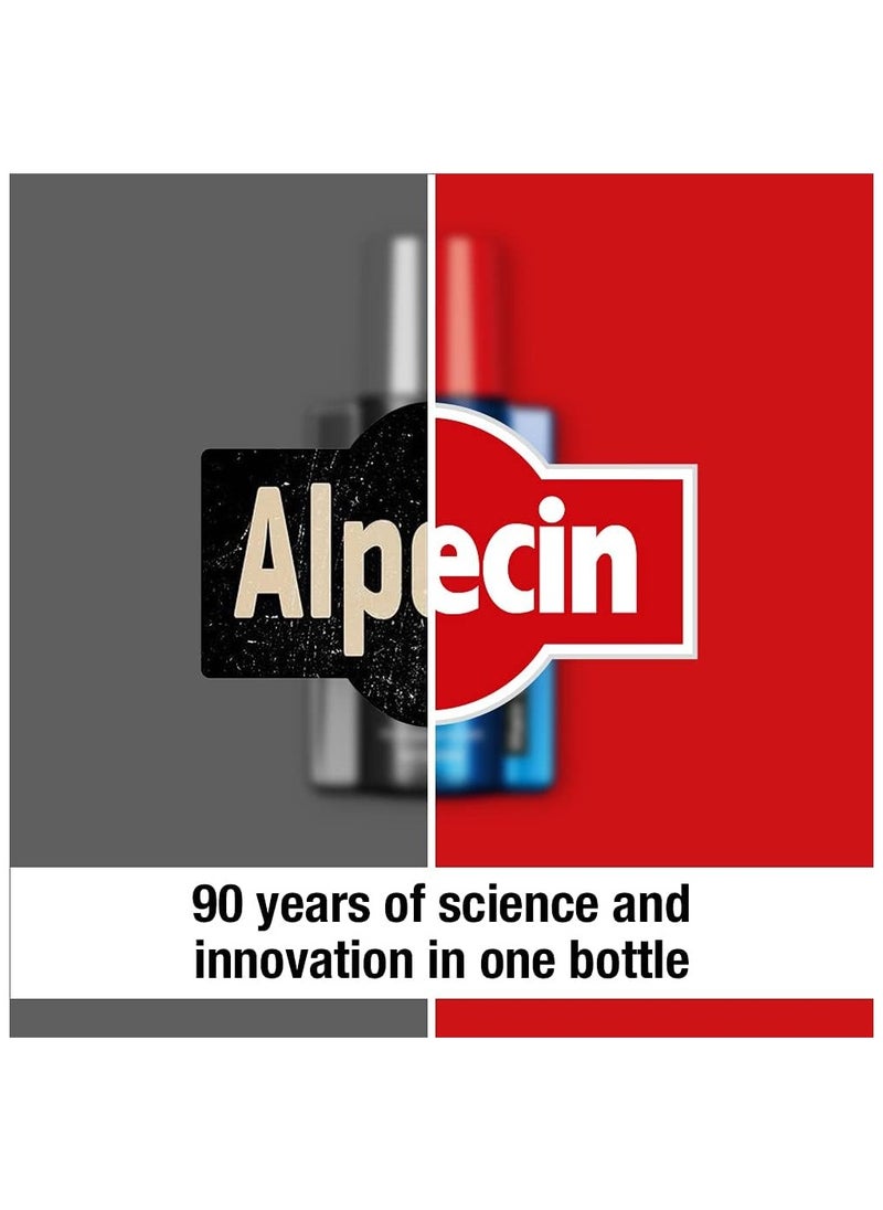 ألبيسين - البيسين شامبو كافيين سائل لاعادة شحن الشعر من افتر شامبو، 200ml، منشط فروة الرأس لنمو الشعر الخفيف للرجال، خالي من الكبريتات مع زيت الخروع - Image 1
