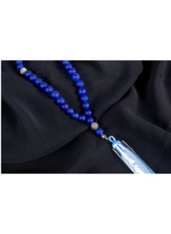 The Black Pearl Accessories Fabulous Blue Opal Stone Prayer Bead of 33 Beads  - Image 3