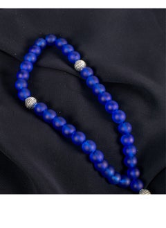The Black Pearl Accessories Fabulous Blue Opal Stone Prayer Bead of 33 Beads  - Image 4